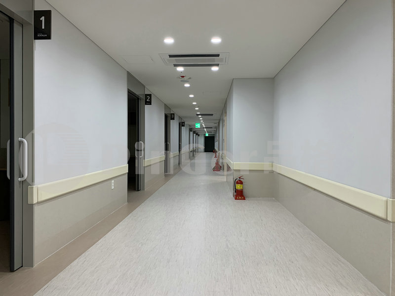 Hospitals mounted PVC wall guard